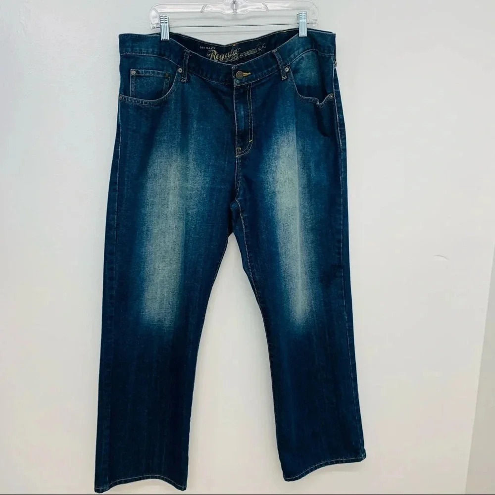 Old Navy Jeans Men 40 Blue Fade Straight Leg Inseam 30 Casual Western Work